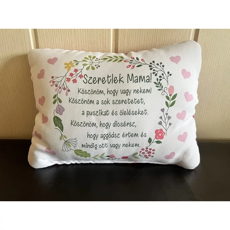 Párna Szeretlek Mama - Anyák napi ajándék