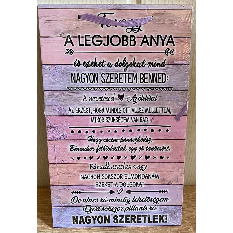 Dísztábla kicsi -Te vagy a Legjobb Anya
