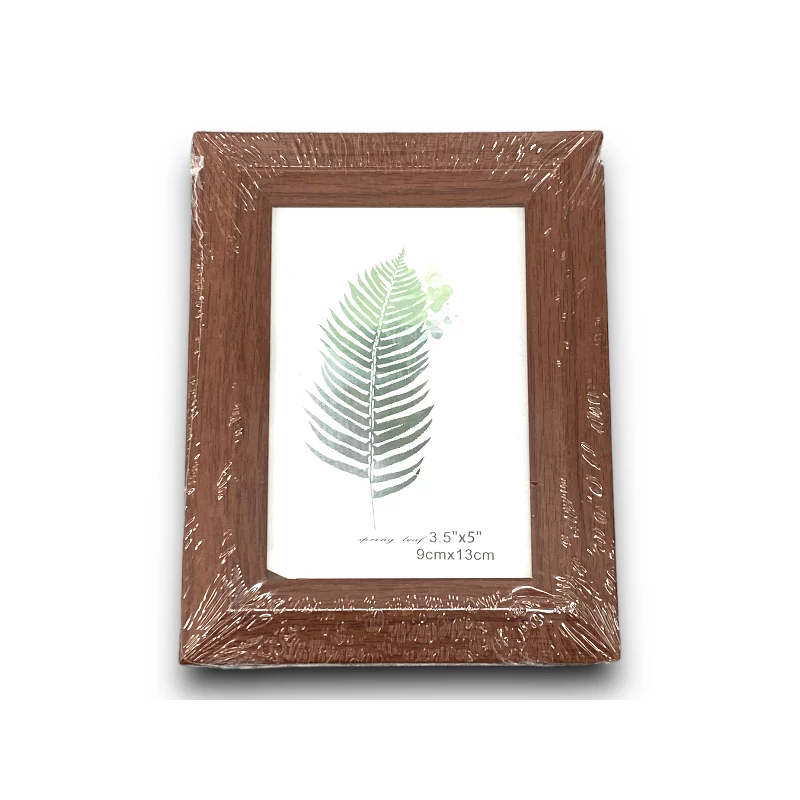 Fa képkeret-Sötétbarna 9x13cm