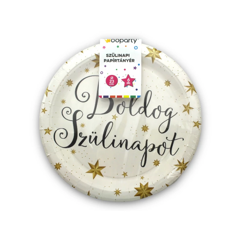 Papírtányér - Boldog szülinapot