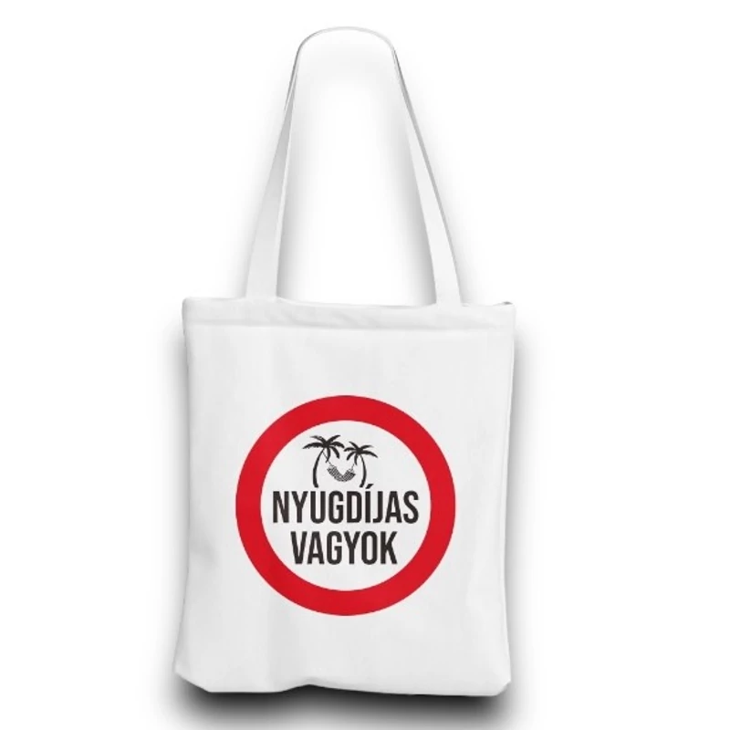 Vászontáska  - Nyugdíjas vagyok