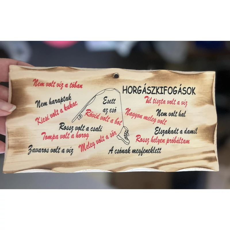 Fatábla - Horgászkifogások
