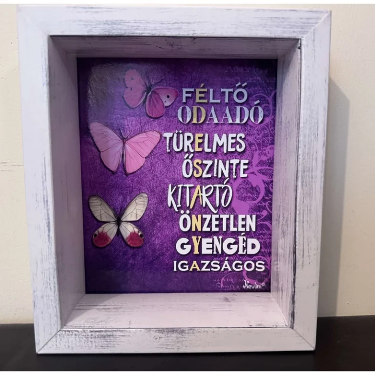3D papír képkeret- Édesanya