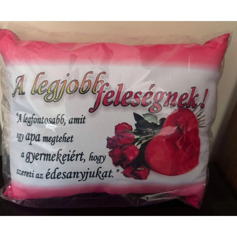 Téglalap párna - Legjobb feleség