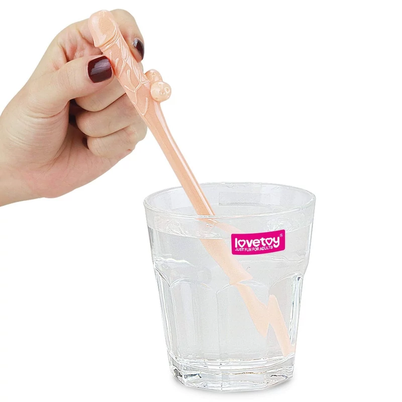 Pénisz alakú szívószál - Fütyis szívószál