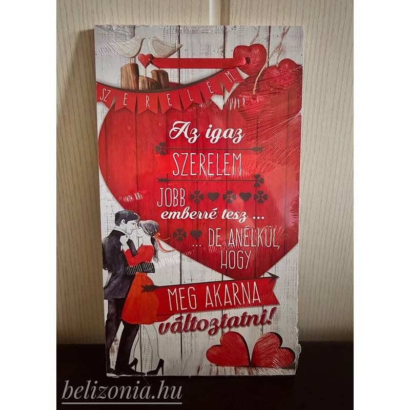 Dísztábla kicsi - Az igaz szerelem