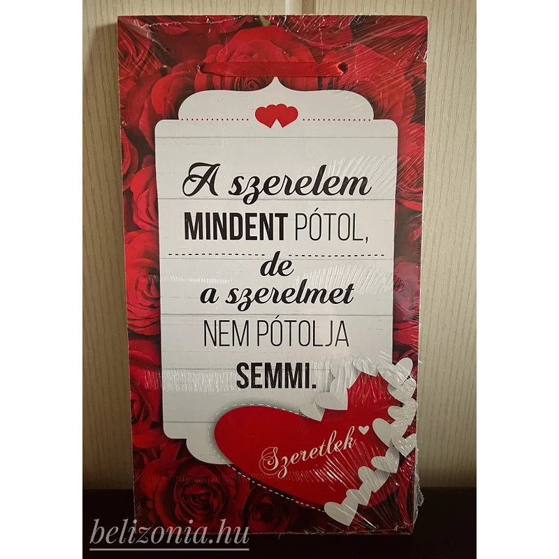 Dísztábla kicsi - A szerelem mindent pótol
