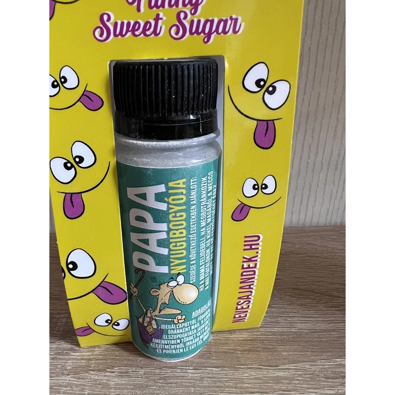 Vicces cukor- Papa nyugibogyója