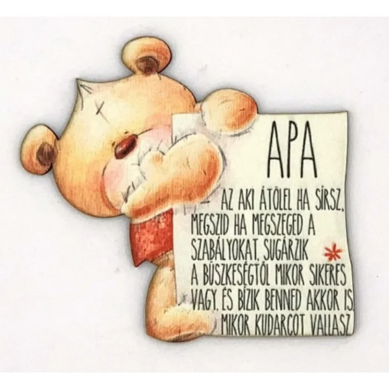 Forma Hűtőmágnes - Apa aki átölel