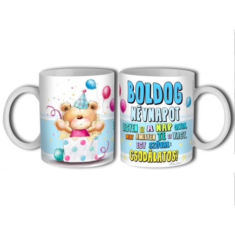 Bögre - Boldog névnapot Macis fiú