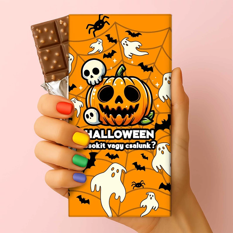 Csoda Csoki Halloween Csokit vagy Csalunk? Halloweeni Csoki, Kellék – Rizses Csoki 75 g