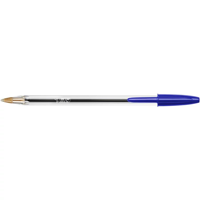 Golyóstoll, 0,32mm, kupakos, BIC "Cristal Original", kék