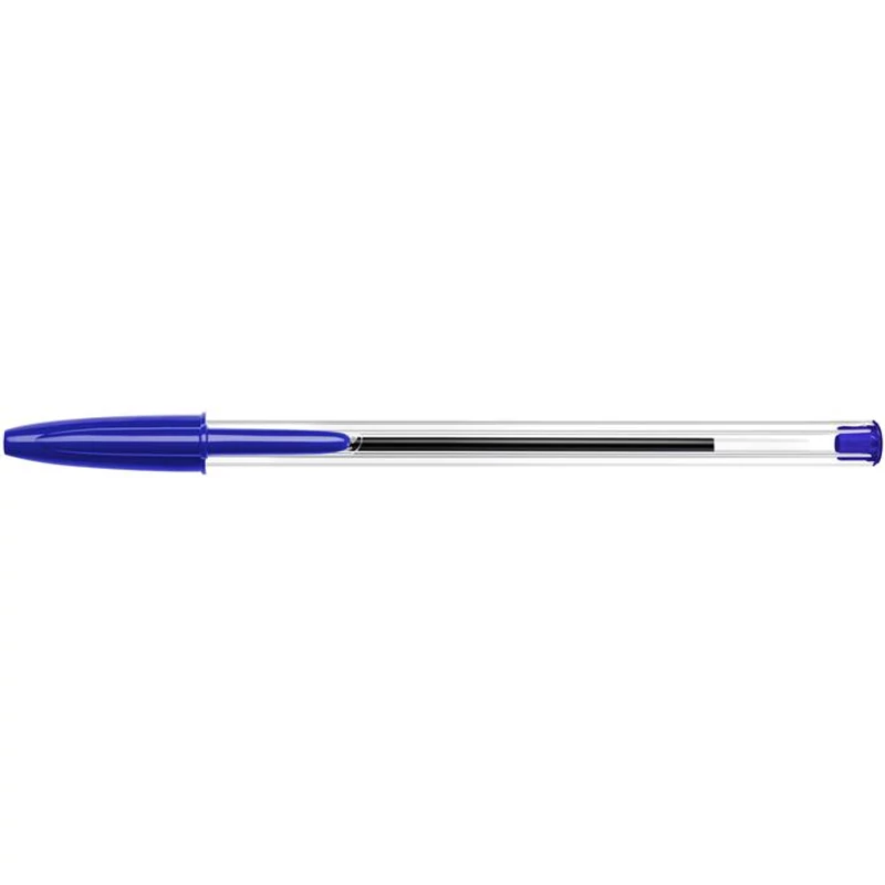 Golyóstoll, 0,32mm, kupakos, BIC "Cristal Original", kék