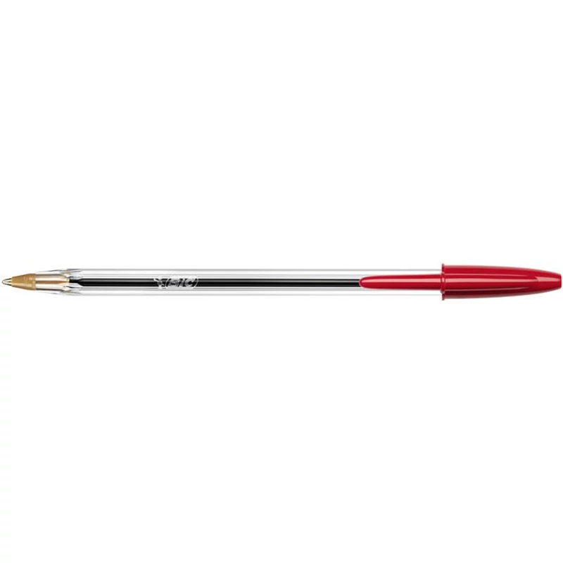 Golyóstoll, 0,32 mm, kupakos, BIC "Cristal Original", piros,Golyóstoll, 0,32 mm, kupakos, BIC "Cristal Original", piros,Golyóstoll, 0,32 mm, kupakos, BIC "Cristal Original", piros