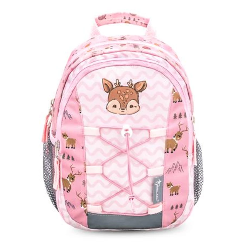 Hátizsák, cipzáras, BELMIL "Mini Kiddy Woodland animal Deer", rénszarvas