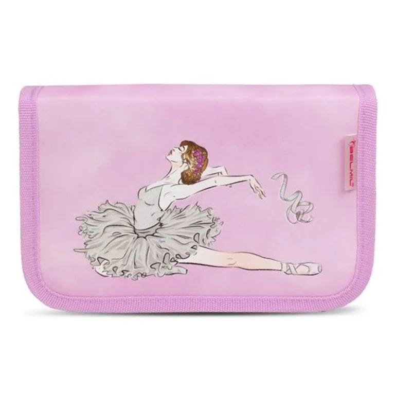 Tolltartó, klapnis, cipzáras, BELMIL "Ballerina", lila, balerina