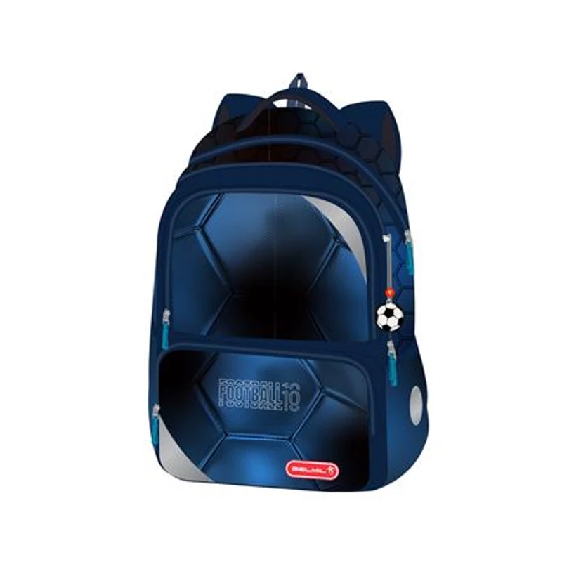 Iskolatáska, cipzáras, BELMIL "Maxi Packspecial T-Football Light", foci