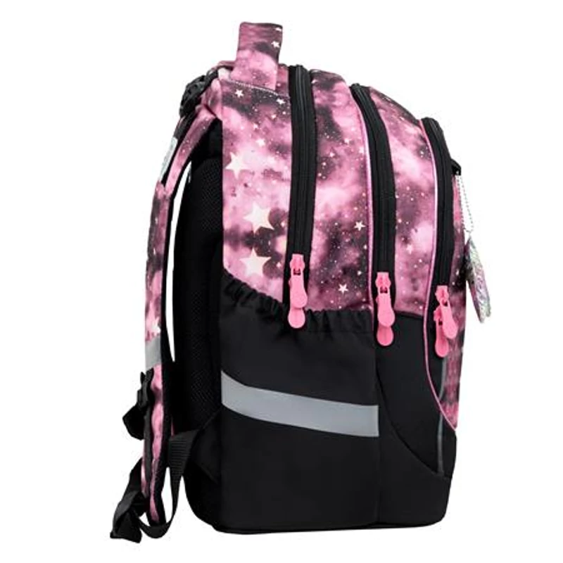 Iskolatáska, cipzáras, BELMIL "Leisure Plus Pink Girl", pink lány