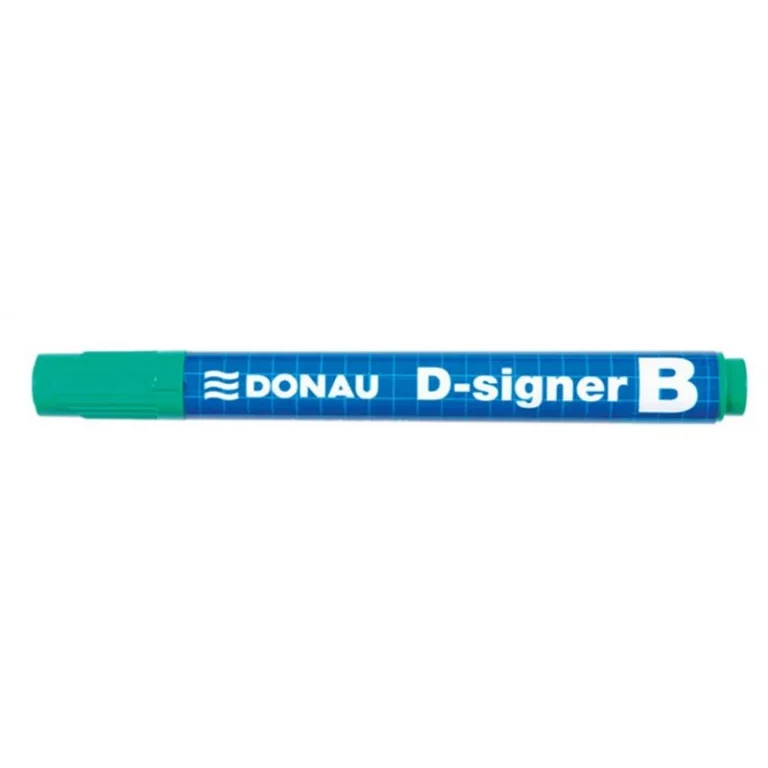 Táblamarker, 2-4 mm, kúpos, DONAU "D-signer B", zöld