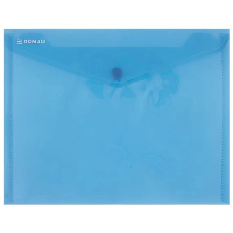 Irattartó tasak,A5, PP, patentos, DONAU, kék