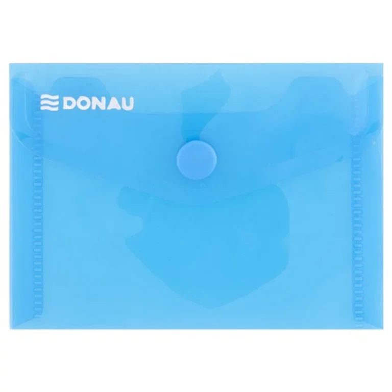 Irattartó tasak, A7, PP, patentos, DONAU, kék