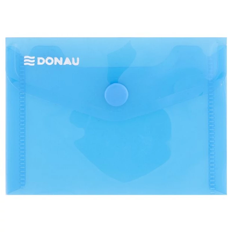 Irattartó tasak, A7, PP, patentos, DONAU, kék
