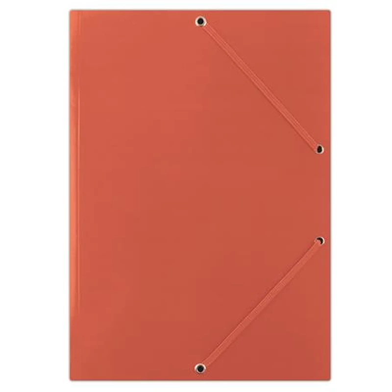 Gumis mappa, karton, A4, DONAU "Standard", piros