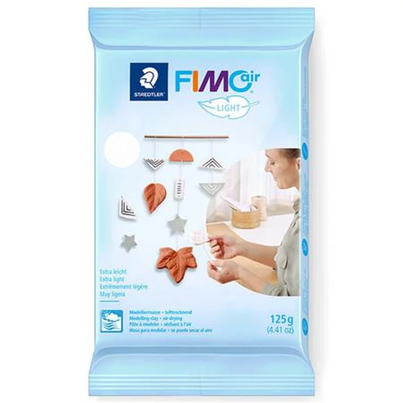 Gyurma, 125 g, levegőre száradó, FIMO „Air Light”, fehér