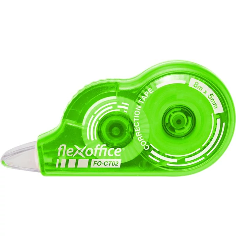 Hibajavító roller, 5 mm x 8 m, FLEXOFFICE „FO-CT02”, vegyes színek