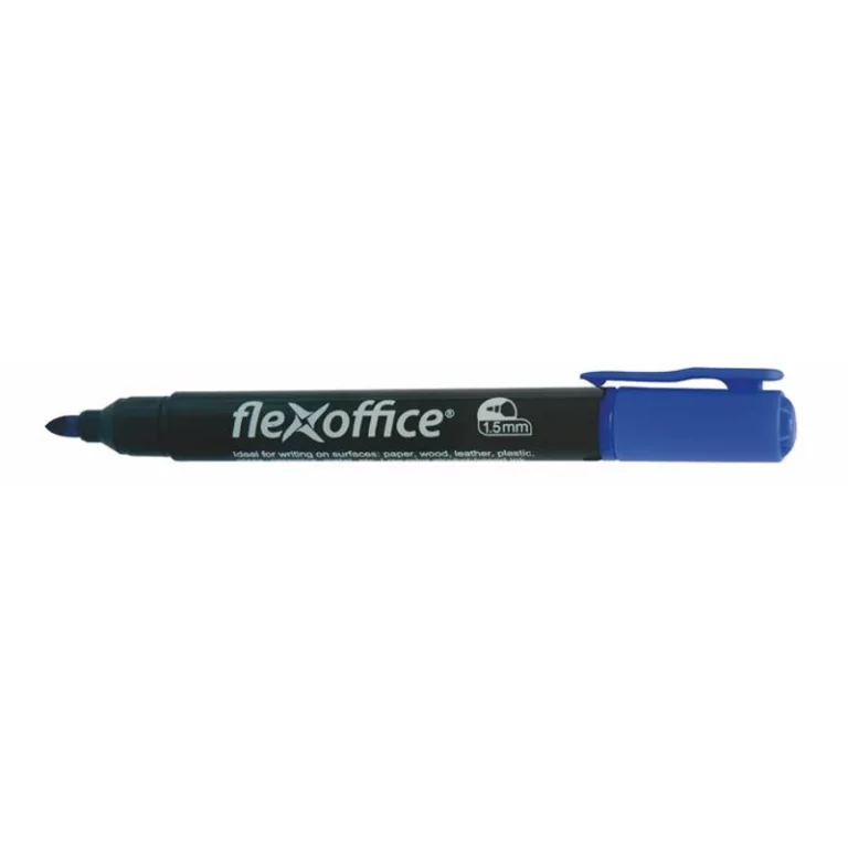 Alkoholos marker, 1,5 mm, kúpos, FLEXOFFICE "PM03", kék