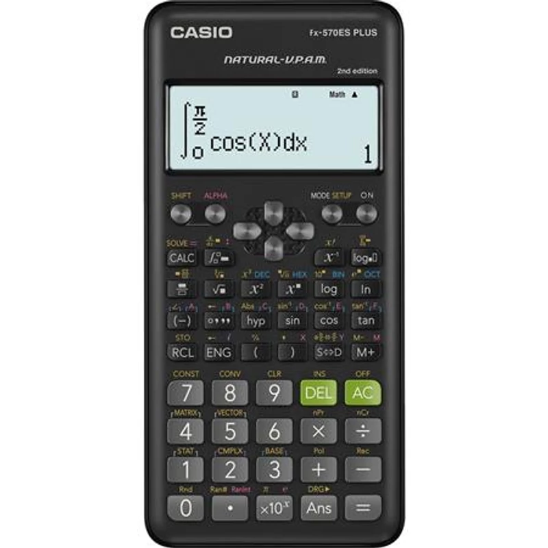 Számológép, tudományos, 417 funkció, CASIO „FX-570ES Plus 2E”