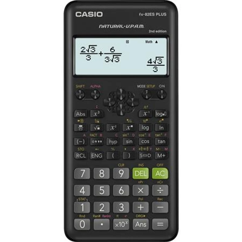 Számológép, tudományos, 252 funkció, CASIO „FX-82ES Plus 2E