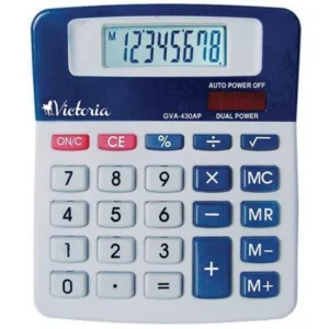 Számológép, asztali, 8 számjegy, VICTORIA OFFICE, „GVA-430AP”