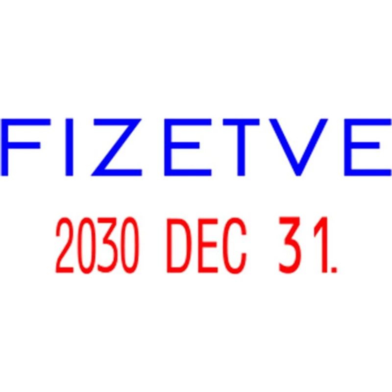 Dátumbélyegző, COLOP "S 160 / L", Fizetve