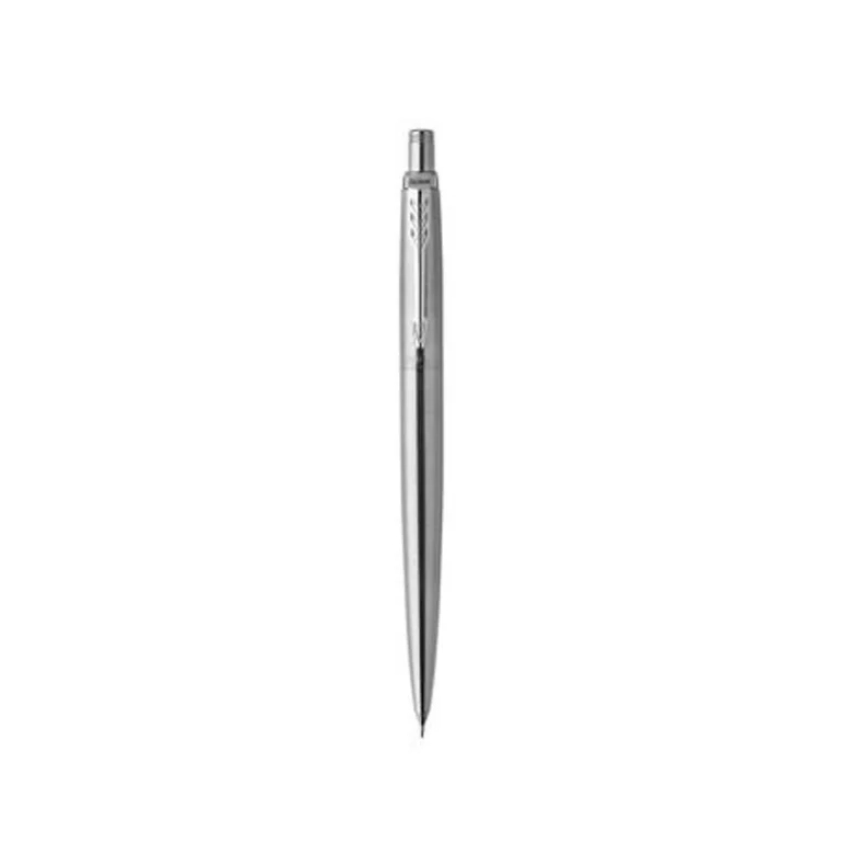 Nyomósirón, 0,5 mm, ezüst színű klip, PARKER "Royal Jotter", rozsdamentes acél