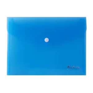 Irattartó tasak, A5, PP, patentos, VICTORIA OFFICE, kék