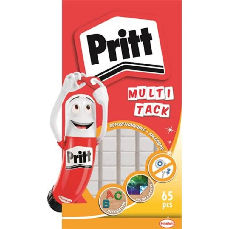 Gyurmaragasztó, 65 kocka / csomag, HENKEL „Pritt Multi Fix”