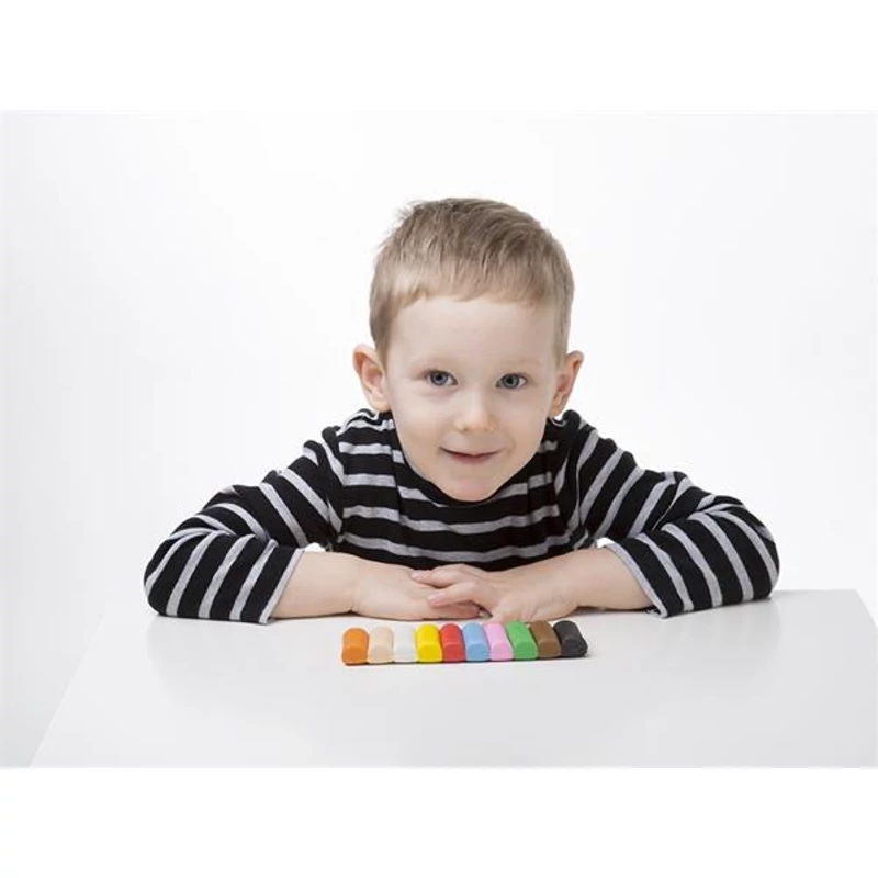 Gyurma, 200 g, 10 szín, KORES "Plastilina"