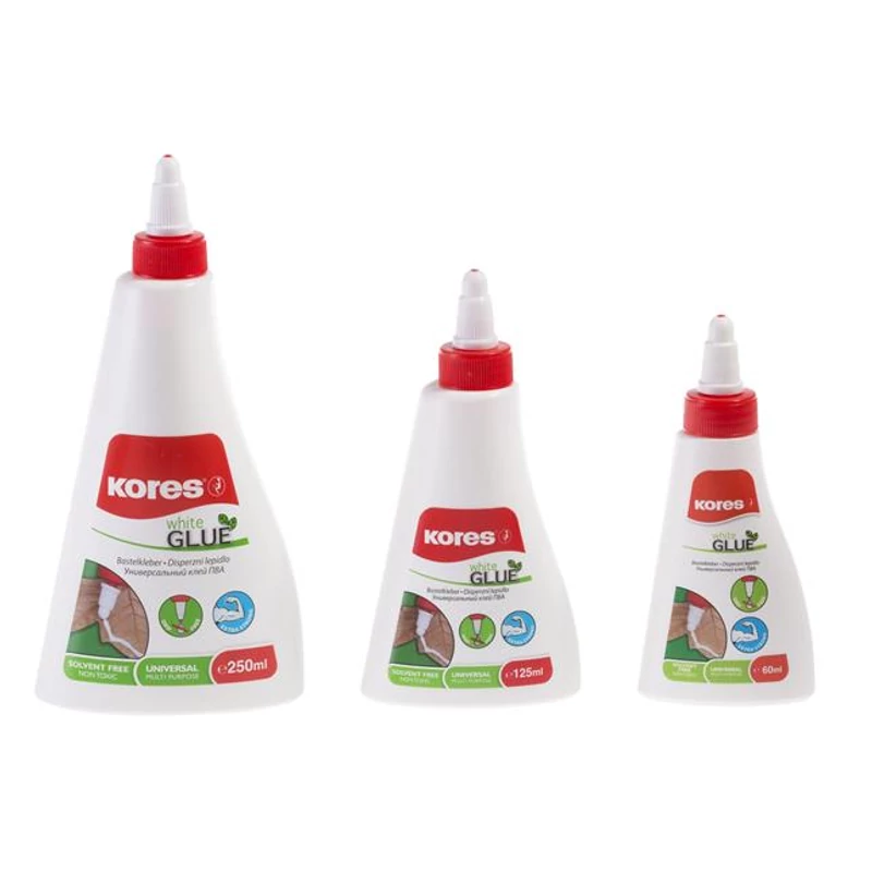 Hobbiragasztó, 60 ml, KORES „White Glue”