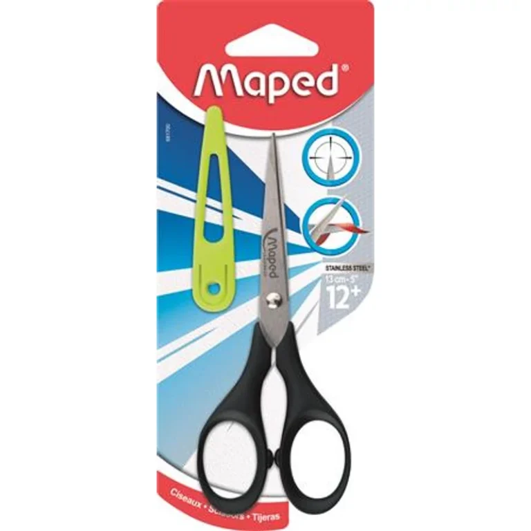 Olló, iskolai, 13 cm, MAPED „Genius”