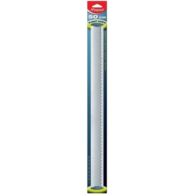 Vonalzó, alumínium, 50 cm, MAPED „Protect System”