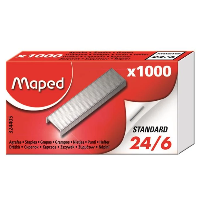 Tűzőkapocs, 24 / 6, MAPED
