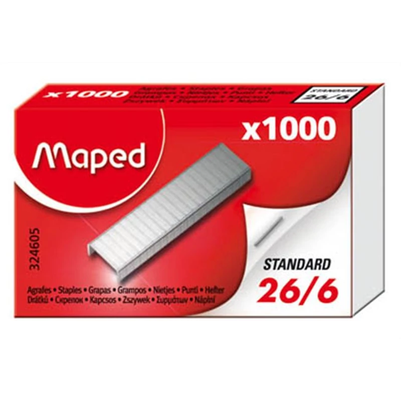 Tűzőkapocs, 26 / 6, MAPED