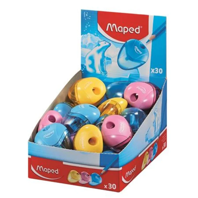 Hegyező display, egylyukú, tartályos, MAPED „I-Gloo”, vegyes színek