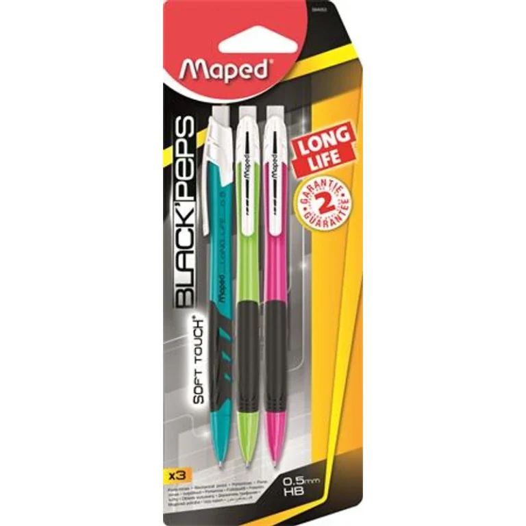 Nyomósirón, 0,5 mm, MAPED „Long Life”, vegyes színek