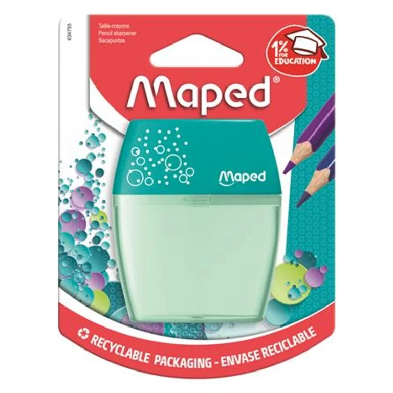 Hegyező, kétlyukú, tartályos, MAPED „Shaker”, vegyes színek