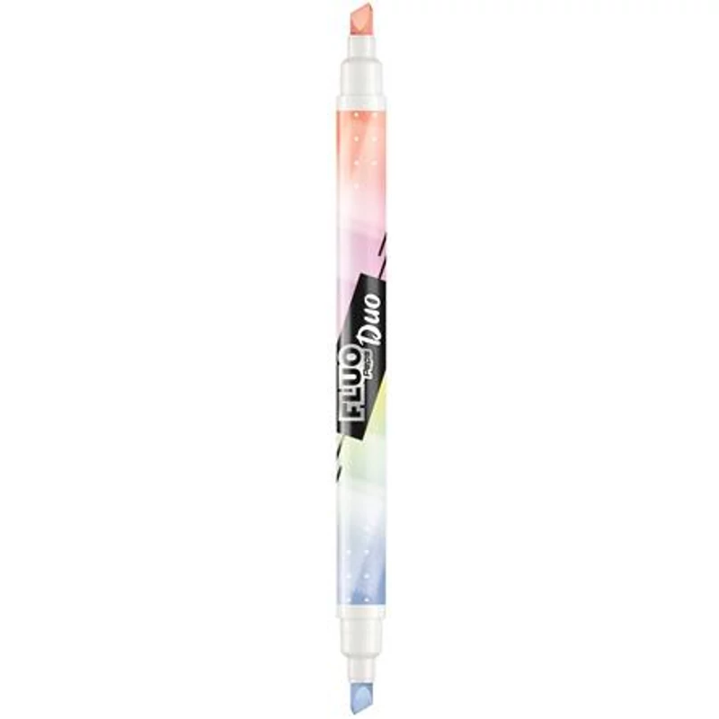 Szövegkiemelő készlet, 1-5 mm, kétvégű, MAPED "Fluo Peps Duo", 6 különböző pasztell szín