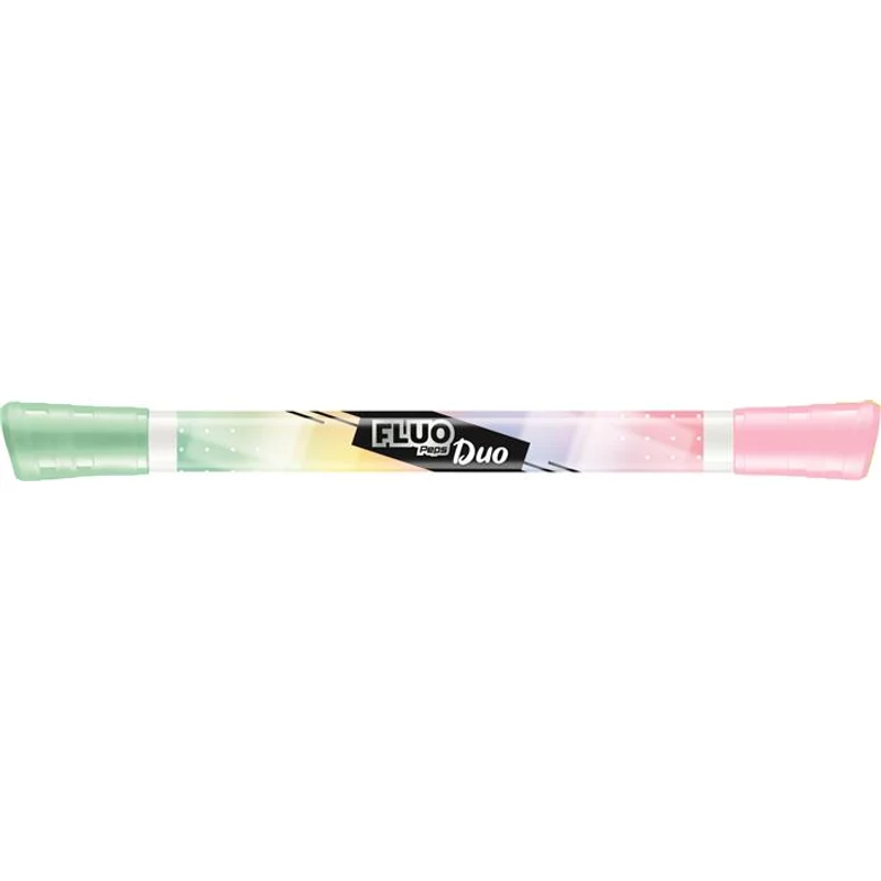 Szövegkiemelő készlet, 1-5 mm, kétvégű, MAPED "Fluo Peps Duo", 6 különböző pasztell szín
