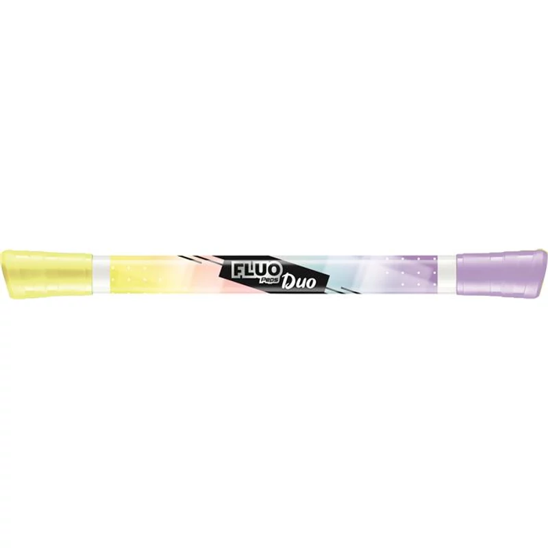 Szövegkiemelő készlet, 1-5 mm, kétvégű, MAPED "Fluo Peps Duo", 6 különböző pasztell szín