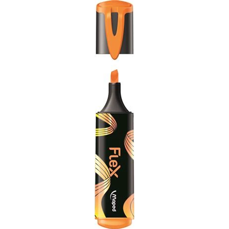 Szövegkiemelő készlet, 1-5 mm, MAPED "Fluo Peps Flex", 4 különböző szín
